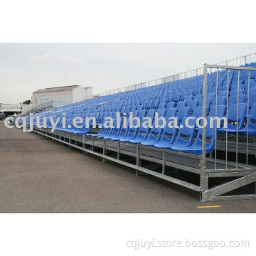 Outdoor retractable grandstand VIP public turndown anti-aging grandstand for school JY-700